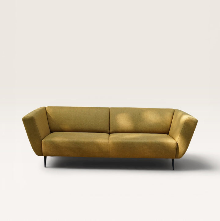 Design 3-zitsbank – Okergeel