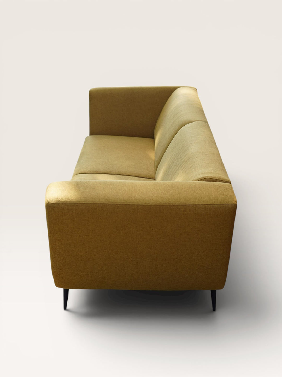 Design 3-zitsbank – Okergeel