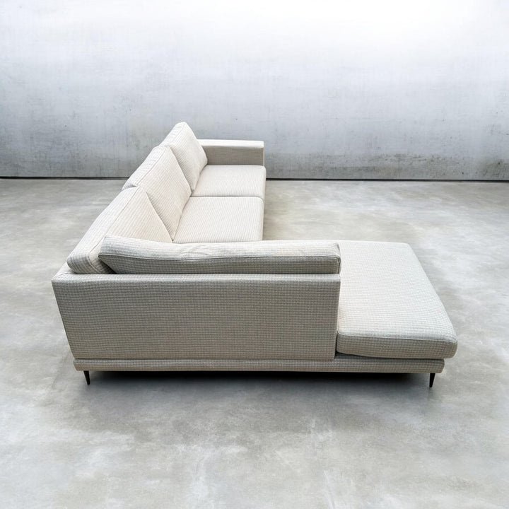Volledig vernieuwde luxe hoekbank – Beige