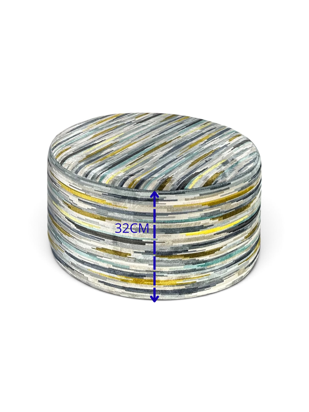 Handgemaakte luxe design poef