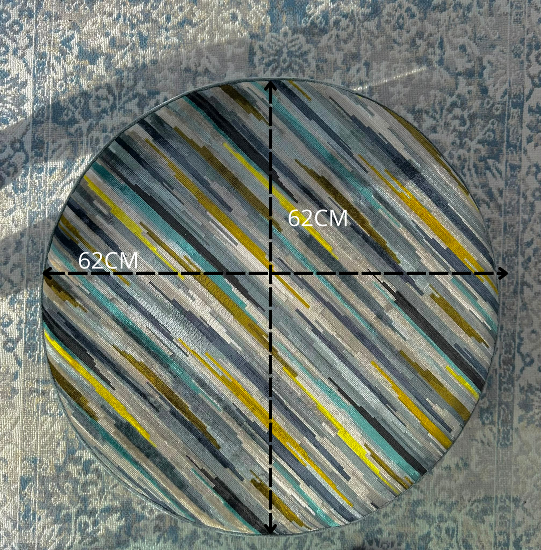 Handgemaakte luxe design poef