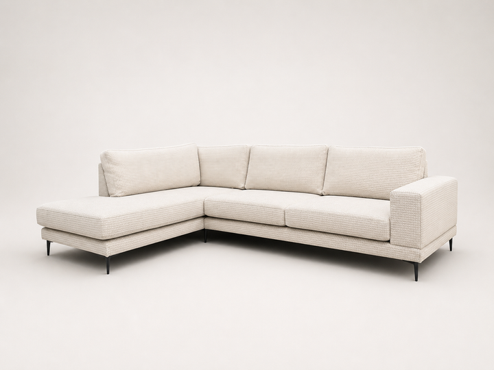 Volledig vernieuwde luxe hoekbank – Beige