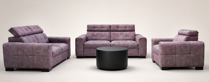3-Delige design bankenset – Grijs